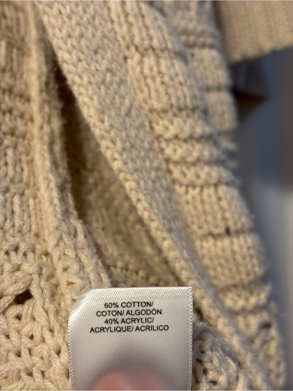Lucky Brand crochet knit cardigan - Picture 5 of 5